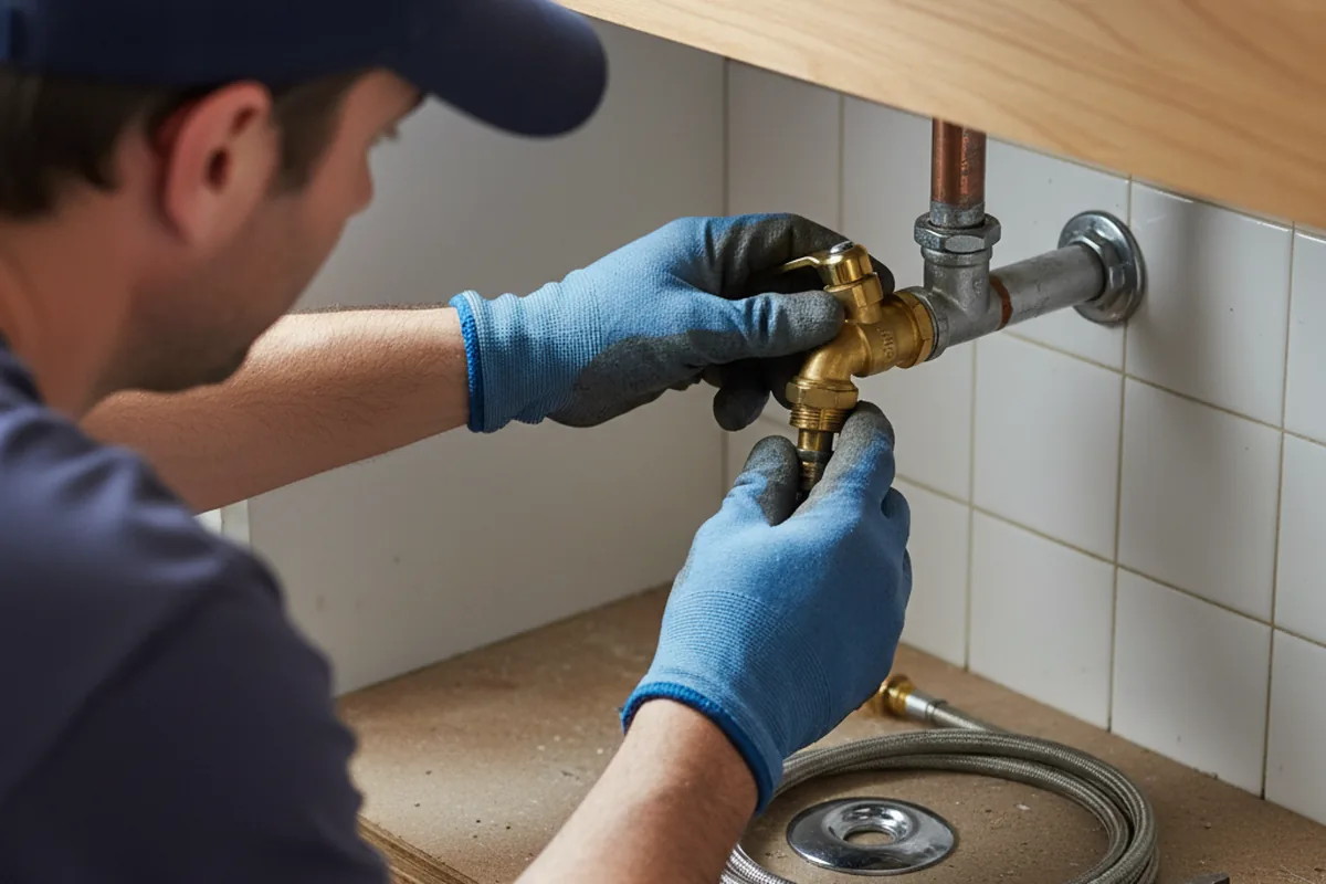 Shutoff valve and fitting work during Repiping in Vale